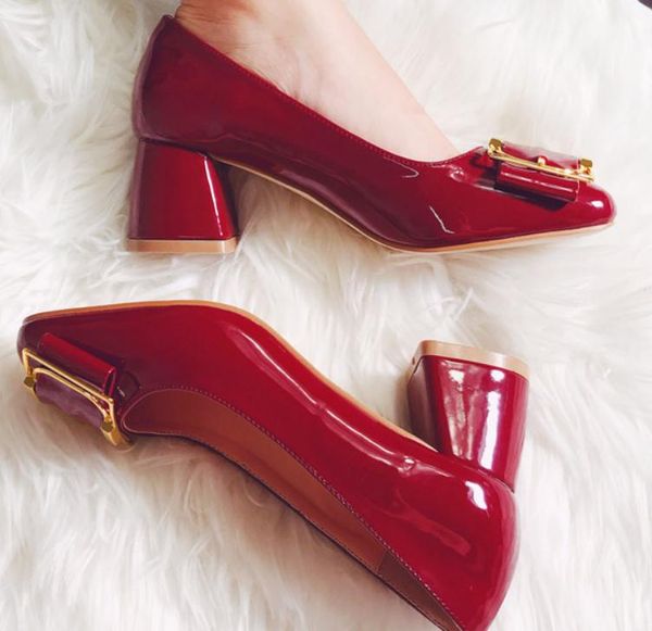 2019 women's shoes in spring and autumn with new style high heel coarse heel square head@2186, Black
2019 women's shoes in spring and autumn with new style high heel coarse heel square head@2186, Black