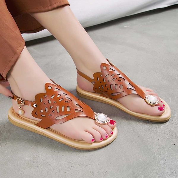 nice women sandals bohemian pearl summer shoes gladiator sandals women casual hollow flat beach shoes, Black
nice women sandals bohemian pearl summer shoes gladiator sandals women casual hollow flat beach shoes, Black