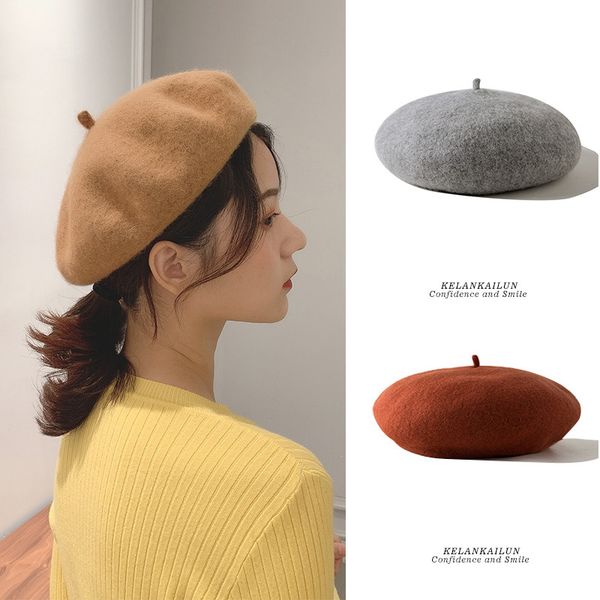 beret womens autumn and winter korean version of japanese-style nan gua mao wool british-style painter cap literary retro bei lei mao, Blue;gray
beret womens autumn and winter korean version of japanese-style nan gua mao wool british-style painter cap literary retro bei lei mao, Blue;gray
