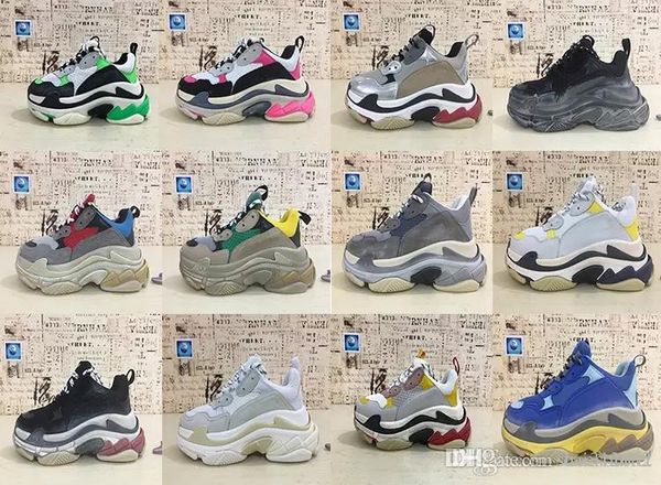 Paris Designer Luxury Shoes 17FW Triple-S Sneaker 6 Слоя Комбинация Мода Повседневная Ретро День Спортивная Обувь Женщины Мужчины 35-46
Paris Designer Luxury Shoes 17FW Triple-S Sneaker 6 Слоя Комбинация Мода Повседневная Ретро День Спортивная Обувь Женщины Мужчины 35-46