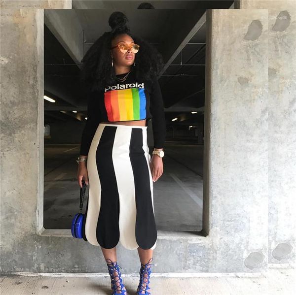 2pcs dresses rainbow print long sleeve crew neck 2020 spring autumn style fashion casual apparel women new desginer, White
2pcs dresses rainbow print long sleeve crew neck 2020 spring autumn style fashion casual apparel women new desginer, White