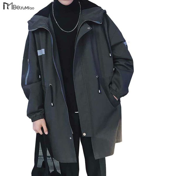 be.yumiao hoodie trench coat 2018 mens overcoat long cargo jacket men's street style windbreaker winter clothes wind dust coat, Black
be.yumiao hoodie trench coat 2018 mens overcoat long cargo jacket men's street style windbreaker winter clothes wind dust coat, Black