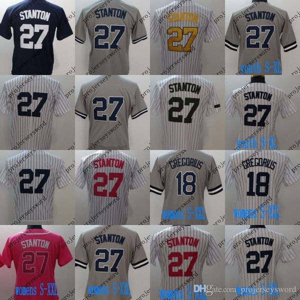 #27 Giancarlo Stanton Jersey Mens Womens Youth New York 18 Didi Gregorius 99 Aaron Judge Baseball Jerseys Cheap White Grey Pink Navy
#27 Giancarlo Stanton Jersey Mens Womens Youth New York 18 Didi Gregorius 99 Aaron Judge Baseball Jerseys Cheap White Grey Pink Navy