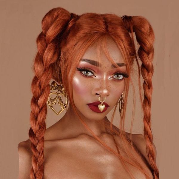 beautiful diary straight 13x6 synthetic lace front wig copper red synthetic hair wig with natural hairline cosplay for women, Black
beautiful diary straight 13x6 synthetic lace front wig copper red synthetic hair wig with natural hairline cosplay for women, Black