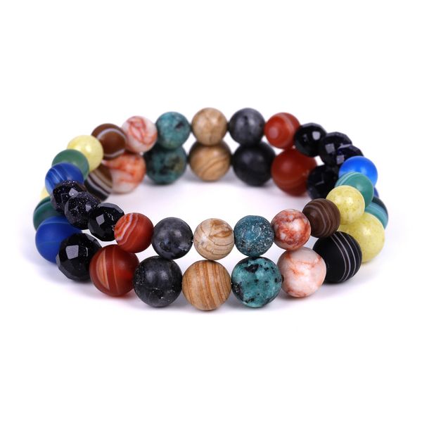 7 chakra bracelets newst natural stone bangles balance buddha prayer elastic bracelet men pulseira masculina, Black
7 chakra bracelets newst natural stone bangles balance buddha prayer elastic bracelet men pulseira masculina, Black