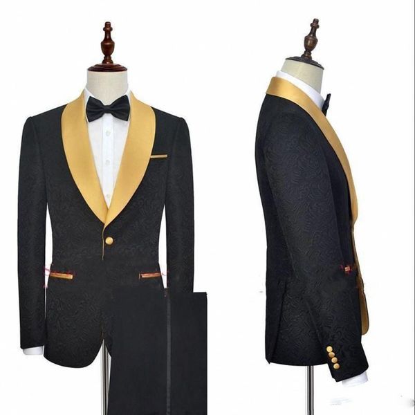 vintage black gold trim shawl lapel one button fashion mens tuxedos mens designer hoodies wedding evening party (blazer+pants) custom, Black;gray
vintage black gold trim shawl lapel one button fashion mens tuxedos mens designer hoodies wedding evening party (blazer+pants) custom, Black;gray