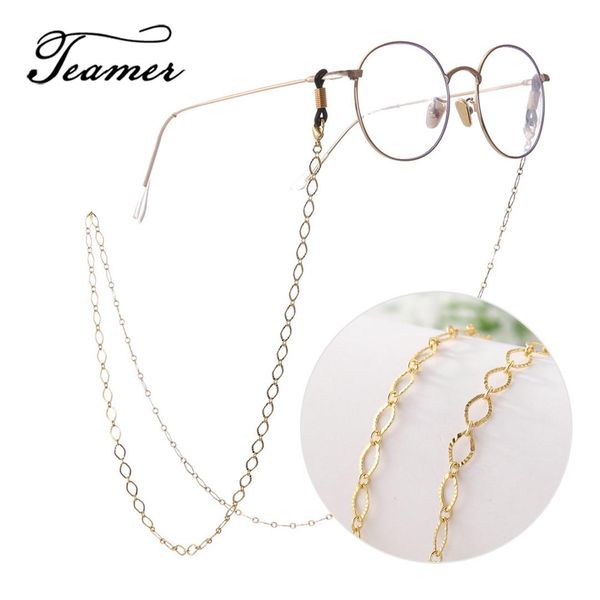 teamer 78cm fashion hollow geometric metal lanyard for glasses chic rhombus sunglasses chain women eye glasses neck strap string
teamer 78cm fashion hollow geometric metal lanyard for glasses chic rhombus sunglasses chain women eye glasses neck strap string