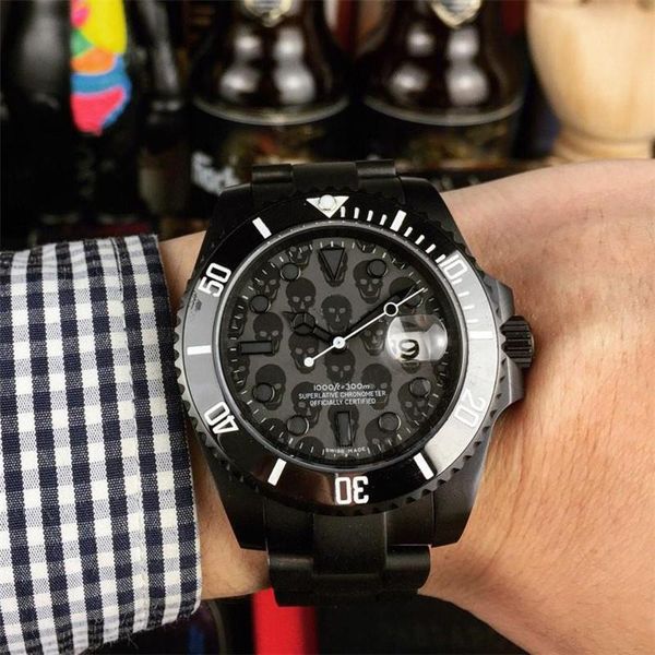 2020 luxury watch mens designer watches black case skull automatic mechanical movement sweep self -winding wristwatches montre de luxe, Slivery;brown
2020 luxury watch mens designer watches black case skull automatic mechanical movement sweep self -winding wristwatches montre de luxe, Slivery;brown