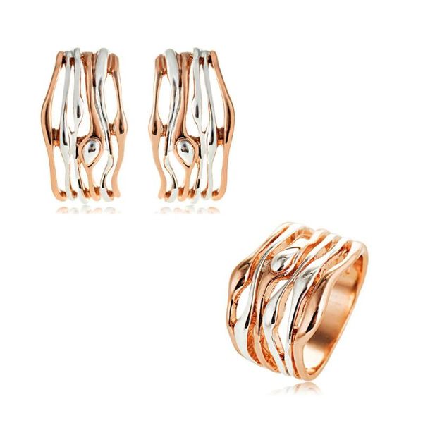earrings & necklace viennois geometric jewelry set for women rose gold color hollow design ring ear clip party 2021, Silver
earrings & necklace viennois geometric jewelry set for women rose gold color hollow design ring ear clip party 2021, Silver