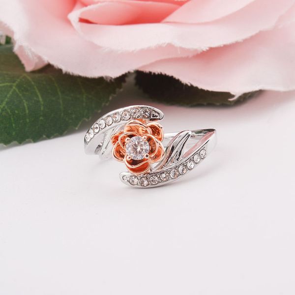 fashion zircon elegant women dazzling flower ring rose anniversary ring delicated crystal wedding engagement rings, Slivery;golden
fashion zircon elegant women dazzling flower ring rose anniversary ring delicated crystal wedding engagement rings, Slivery;golden