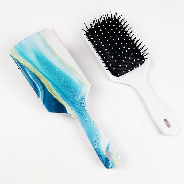 new marble hair massage comb professional anti-static women hair brush paddle scalp massage combs women hair care styling tools, Silver
new marble hair massage comb professional anti-static women hair brush paddle scalp massage combs women hair care styling tools, Silver