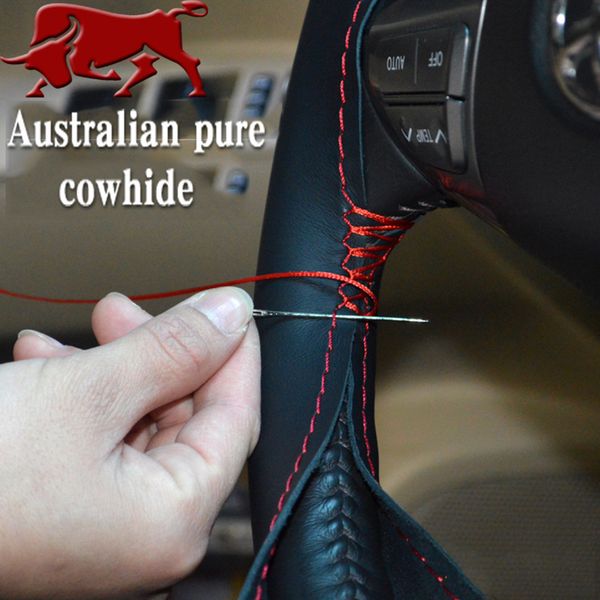 100% pure cowhide braid steering wheel cover automobile braiding covers steering wheel for car interior accessories 15 inch
100% pure cowhide braid steering wheel cover automobile braiding covers steering wheel for car interior accessories 15 inch