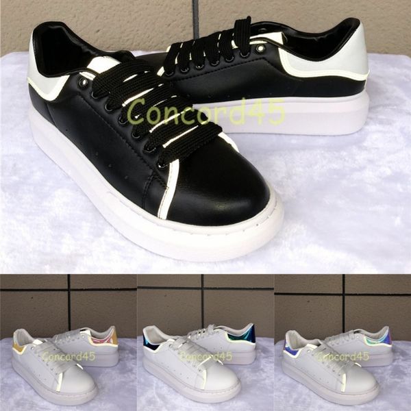 luxury 3m reflective tripe white golden leather platform shoes men women trainers sneakers golden black velvet chaussures flat casual shoes
luxury 3m reflective tripe white golden leather platform shoes men women trainers sneakers golden black velvet chaussures flat casual shoes