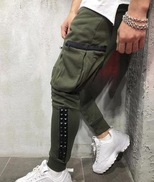 europe and america asrv men's spring new fashion designer av pencil pants autumn casual sports big pocket trousers, Black
europe and america asrv men's spring new fashion designer av pencil pants autumn casual sports big pocket trousers, Black