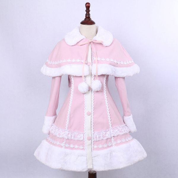 lolita princess dress 2018 new autumn winter lovely lace shawl slim woolen overcoat custom-made size for women ing, Black;red
lolita princess dress 2018 new autumn winter lovely lace shawl slim woolen overcoat custom-made size for women ing, Black;red