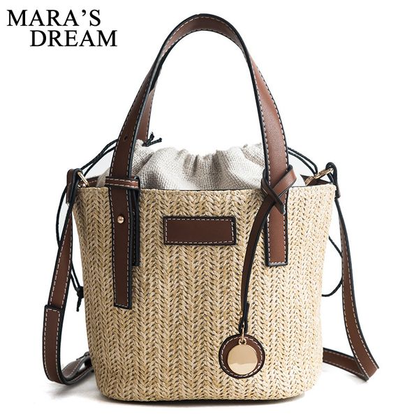 mara's dream 2020 new summer summer beach straw bag simple portable bucket small shoulder bag
mara's dream 2020 new summer summer beach straw bag simple portable bucket small shoulder bag