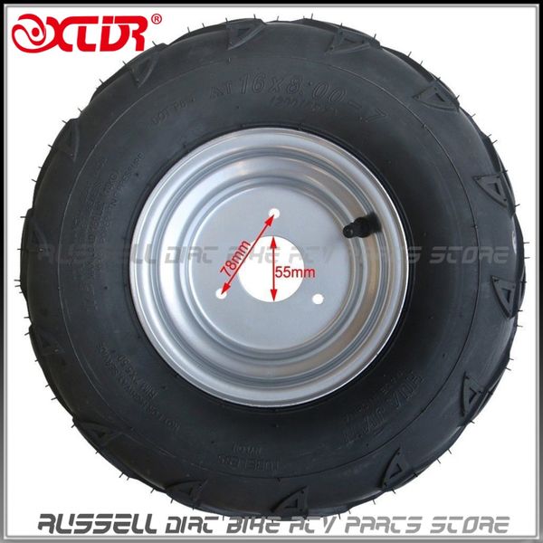 16x8-7 tyre tire & rim wheel for atv quad sunl-110cc atv front rear wheel taotao 125cc go kart
16x8-7 tyre tire & rim wheel for atv quad sunl-110cc atv front rear wheel taotao 125cc go kart