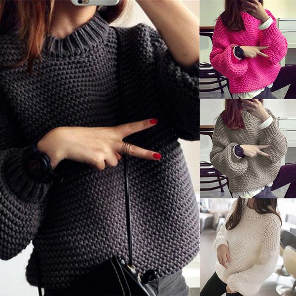 2019 women knitted loose sweater solid o-neck pullover jumper pullover sweater style fashion ladies long sleeve knitwear, White;black
2019 women knitted loose sweater solid o-neck pullover jumper pullover sweater style fashion ladies long sleeve knitwear, White;black