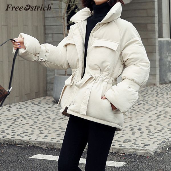 ostrich 2019 winter women jacket casual solid warm parkas jackets female zipper pocket slim padded snow coats n30, Black
ostrich 2019 winter women jacket casual solid warm parkas jackets female zipper pocket slim padded snow coats n30, Black