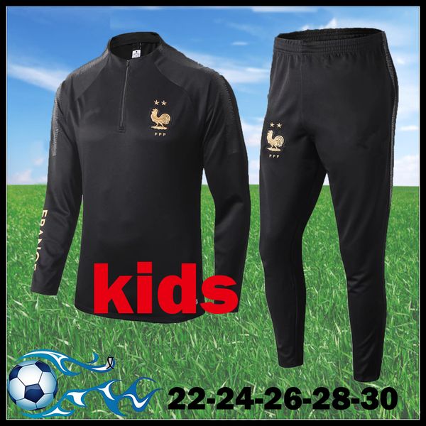 2019 2020 frances survetement jacket training suit kids soccer jersey tracksuits 19 20 frances tracksuit football kit jacket tracksuit set, Black
2019 2020 frances survetement jacket training suit kids soccer jersey tracksuits 19 20 frances tracksuit football kit jacket tracksuit set, Black