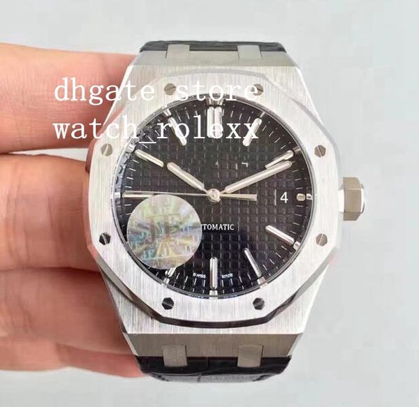 men's mechanical 41mm cal.3120 movement jf factory black dial sapphire jf sapphire 15400 leather strap date factory oak v5 wristwatches, Slivery;brown
men's mechanical 41mm cal.3120 movement jf factory black dial sapphire jf sapphire 15400 leather strap date factory oak v5 wristwatches, Slivery;brown