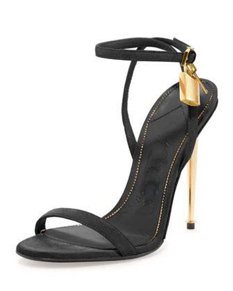 2019 ladies sheepskin suede leather high heel sandals shoes metal lock key open toe one-line buckle sandals more colour, Black
2019 ladies sheepskin suede leather high heel sandals shoes metal lock key open toe one-line buckle sandals more colour, Black
