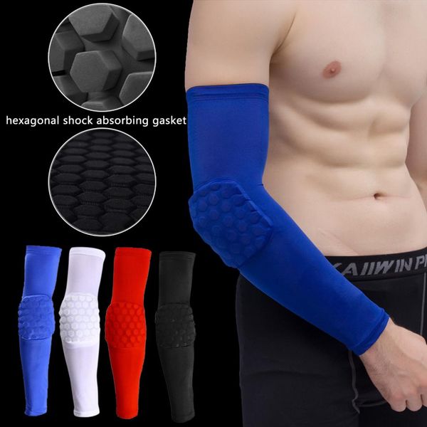shooting elbow anti-collision long arm sleeve high elastic arm guard gym basketball warmers pads sports safety, Black;gray
shooting elbow anti-collision long arm sleeve high elastic arm guard gym basketball warmers pads sports safety, Black;gray