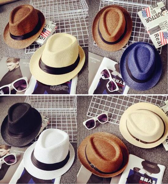 fashion men women hat kids children straw hats cap soft fedora panama belt hats outdoor stingy brim caps spring summer beach hat, Blue;gray
fashion men women hat kids children straw hats cap soft fedora panama belt hats outdoor stingy brim caps spring summer beach hat, Blue;gray