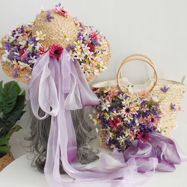 nature color women fashion summer straw beach bag weave rattan purple artificial flowers soft scarves handbag hat holiday tote
nature color women fashion summer straw beach bag weave rattan purple artificial flowers soft scarves handbag hat holiday tote