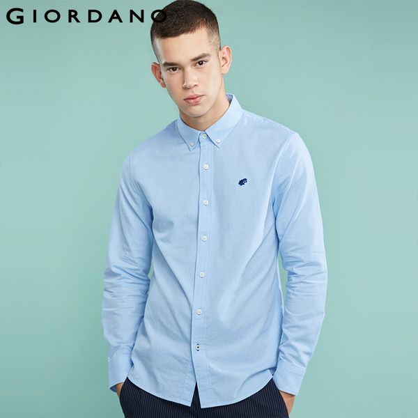 giordano men shirt men embroidery frog pattern camisa masculina long sleeve oxford shirt quality fabric social casual shirts, White;black
giordano men shirt men embroidery frog pattern camisa masculina long sleeve oxford shirt quality fabric social casual shirts, White;black