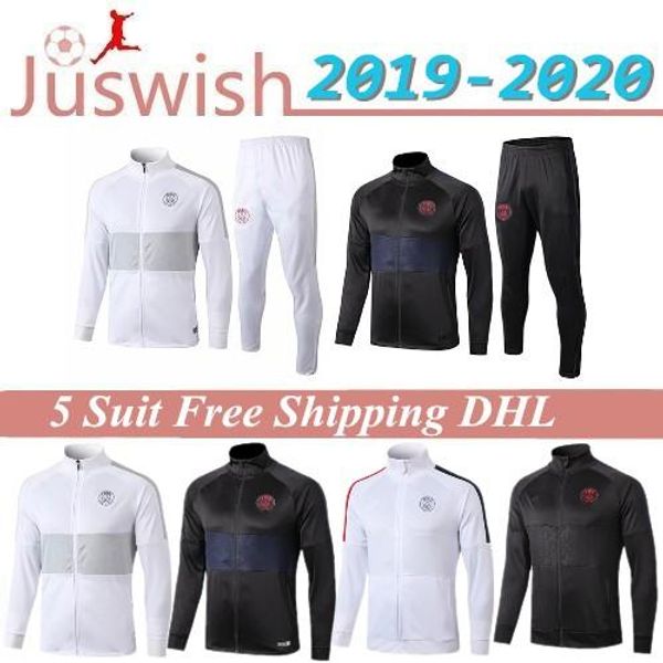 19 20 new paris white jacket suit thai quality 2019 2020 mbappe football uniform icardi cavani psg long sleeve zipper leisure training suit, Black;red
19 20 new paris white jacket suit thai quality 2019 2020 mbappe football uniform icardi cavani psg long sleeve zipper leisure training suit, Black;red
