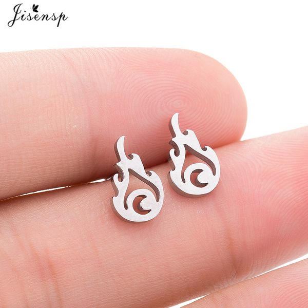 jisensp unique creative fire flame geometric stud earrings stainless steel earrings for women girls hip hop party jewelry gift, Golden;silver
jisensp unique creative fire flame geometric stud earrings stainless steel earrings for women girls hip hop party jewelry gift, Golden;silver