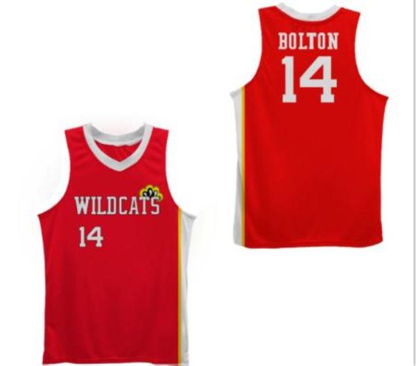 custom men youth women vintage wildcats troy bolton #14 rare movie version basketball jersey size s-5xl or custom any name or number jersey, Black
custom men youth women vintage wildcats troy bolton #14 rare movie version basketball jersey size s-5xl or custom any name or number jersey, Black