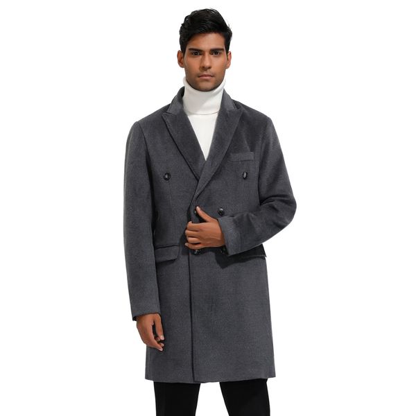 2019 new wool blends trench coat men fashion pocket lapel collar mens jacket male double breasted coats outwear plus size, Black
2019 new wool blends trench coat men fashion pocket lapel collar mens jacket male double breasted coats outwear plus size, Black