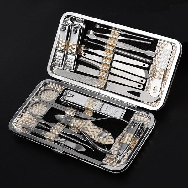 multifunction nail clipper set manicure tools set nails clipper scissors tweezers ear pick beauty manicure care tool new 19pcs
multifunction nail clipper set manicure tools set nails clipper scissors tweezers ear pick beauty manicure care tool new 19pcs
