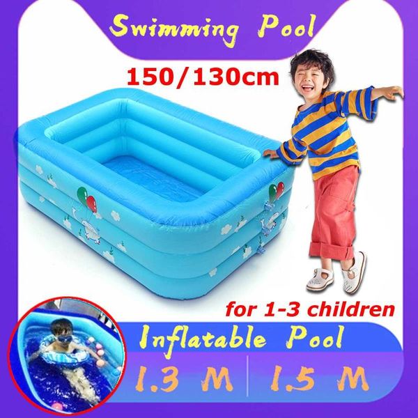 130cm/150cm inflatable swimming pool outdoor summer family bathing pool kids fun play water
130cm/150cm inflatable swimming pool outdoor summer family bathing pool kids fun play water