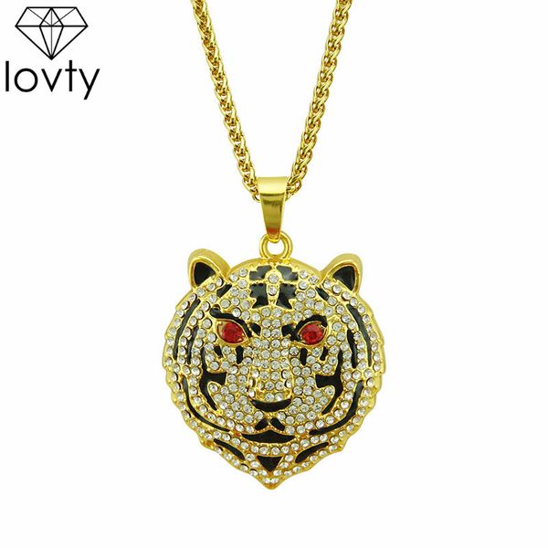 lovty tiger zircon pendant necklace gold copper iced cross cz pendants necklace chain fashion hip hop jewelry, Silver
lovty tiger zircon pendant necklace gold copper iced cross cz pendants necklace chain fashion hip hop jewelry, Silver