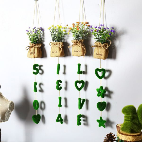 520 wall hanging potted artificial plastic green flowers/plants/grass wedding/christmas artistic crafts 60*15 cm
520 wall hanging potted artificial plastic green flowers/plants/grass wedding/christmas artistic crafts 60*15 cm