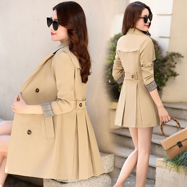 wholesale women's models in the long section of the autumn new slim temperament fashion windbreaker jacket size s-xxl, Tan;black
wholesale women's models in the long section of the autumn new slim temperament fashion windbreaker jacket size s-xxl, Tan;black