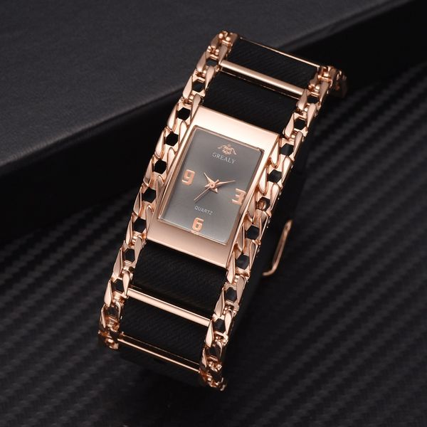 luxury gold bracelet quartz clock wrist watches for women fashion stainless steel creative dress watch relogio feminino, Slivery;brown
luxury gold bracelet quartz clock wrist watches for women fashion stainless steel creative dress watch relogio feminino, Slivery;brown
