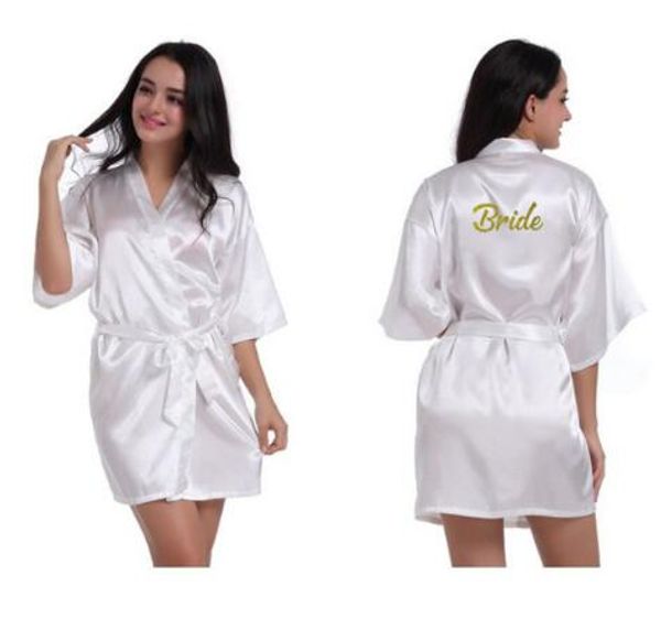 design bride to be team bride robe gold glitter white satin lingerie shower gift bridal party kimono robes many colors, Black;red
design bride to be team bride robe gold glitter white satin lingerie shower gift bridal party kimono robes many colors, Black;red