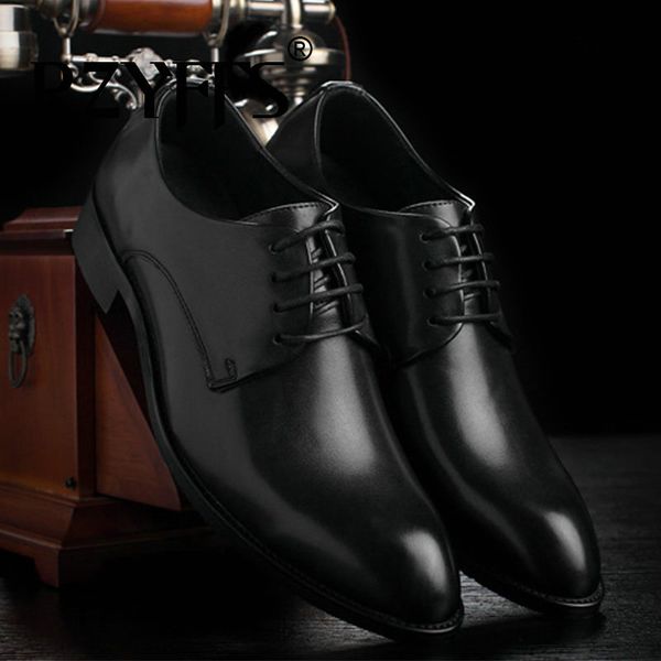 dress shoes pointed business oxfords leather men 2021 fashion formal a53-60, Black
dress shoes pointed business oxfords leather men 2021 fashion formal a53-60, Black