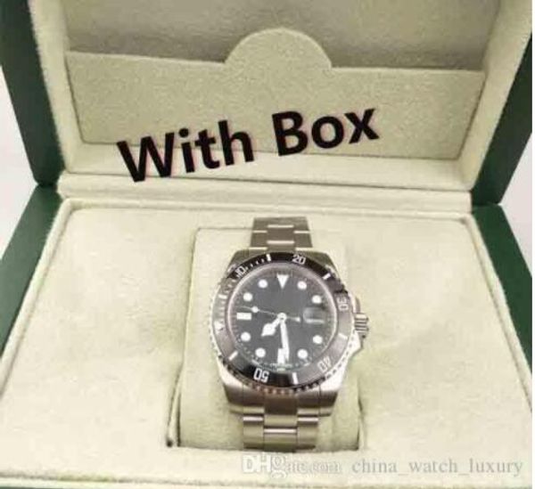 2019 mens watches Wristwatch Box Black Ceramic Bezel Dial 116610 16610 Stainless Steel Automatic Mens Men's Watch Watches
2019 mens watches Wristwatch Box Black Ceramic Bezel Dial 116610 16610 Stainless Steel Automatic Mens Men's Watch Watches