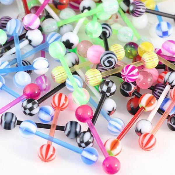 xiufen 10pcs shellhard mix style barbell bar tongue piercing rings stainless steel mixed candy colors men women body jewelry, Slivery;golden 
xiufen 10pcs shellhard mix style barbell bar tongue piercing rings stainless steel mixed candy colors men women body jewelry, Slivery;golden