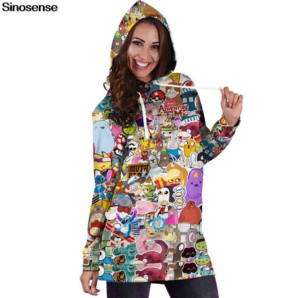 women long sleeve autumn hoodie dress 3d cartoon anime hoodie sweatshirt with pocket casual pullover hooded sweatshirt dress, Black
women long sleeve autumn hoodie dress 3d cartoon anime hoodie sweatshirt with pocket casual pullover hooded sweatshirt dress, Black