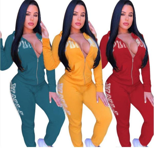 brand designer women winter outfits jacket tights 2 piece set sweatsuit leggings tracksuit hooded sweatshirt pants sportswear fall clothes, White
brand designer women winter outfits jacket tights 2 piece set sweatsuit leggings tracksuit hooded sweatshirt pants sportswear fall clothes, White