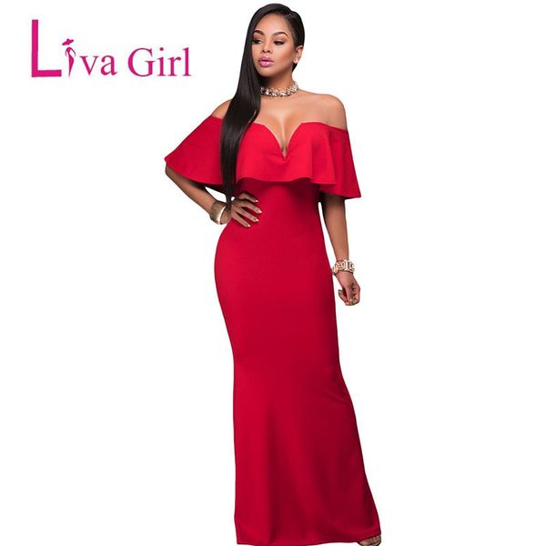 liva girl 2019 evening party off shoulder formal dress gorgeous ruffle red/black/blue v neck long dress vestidos longo robe, Black;pink
liva girl 2019 evening party off shoulder formal dress gorgeous ruffle red/black/blue v neck long dress vestidos longo robe, Black;pink