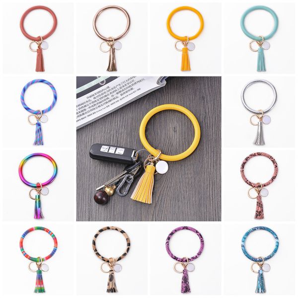 new 23 color pu leather key buckle bracelet tassel pendant pu leather key-ring hand ring printed wristlet key chain t9i00415
new 23 color pu leather key buckle bracelet tassel pendant pu leather key-ring hand ring printed wristlet key chain t9i00415