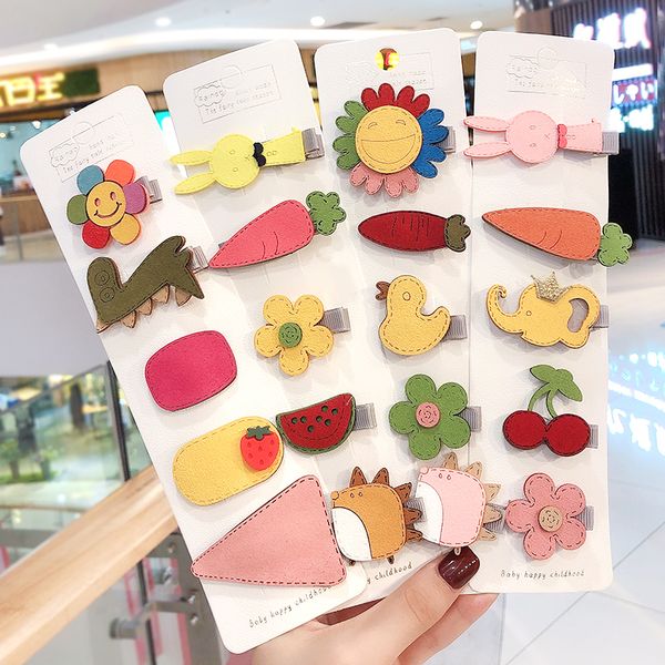 5/10Pcs/Set Girls Cute Cartoon Animals Fruit Leather Hairpins Children Lovely Hair Clips Barrettes Baby Kids Hair Accessories
5/10Pcs/Set Girls Cute Cartoon Animals Fruit Leather Hairpins Children Lovely Hair Clips Barrettes Baby Kids Hair Accessories