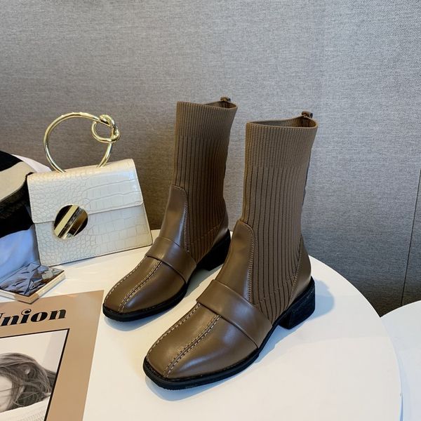 shoes women's rubber boots booties ladies boots-women lace up luxury designer rain med 2019 fashion mid calf solid square toe, Black
shoes women's rubber boots booties ladies boots-women lace up luxury designer rain med 2019 fashion mid calf solid square toe, Black